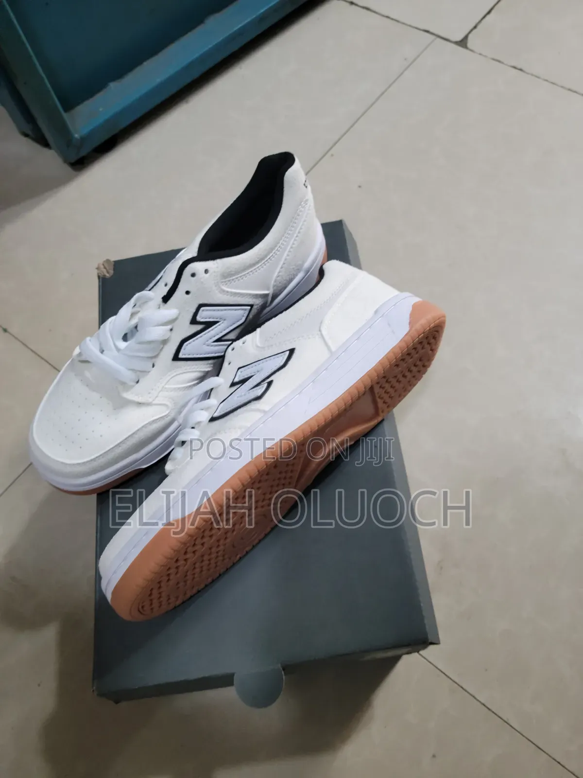 New Balance Numeric 480 Skate Cream and White