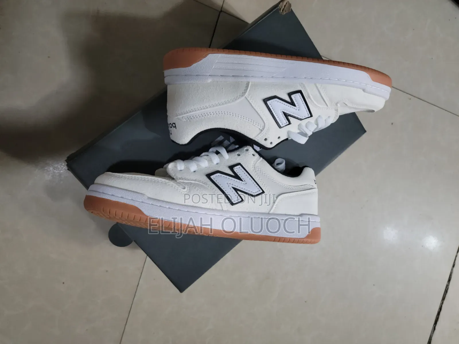 New Balance Numeric 480 Skate Cream and White