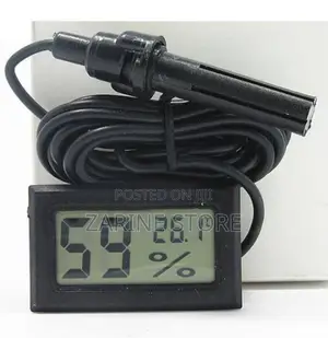 Digital Thermo-Hygrometer With LCD Temp Humidity Thermometer