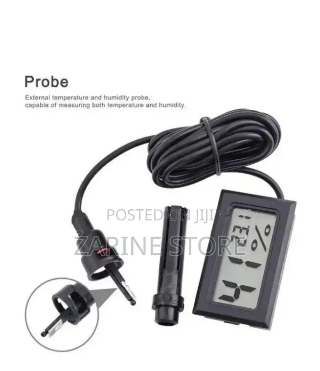 Thermal-Hygrometer With LCD Display Temperature Humidity Hygrometer