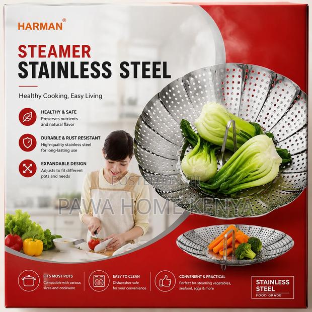 Stainless Steel Steamer Basket - main view