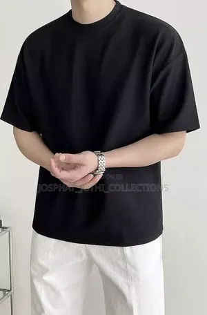 Black Cotton T-Shirt 1