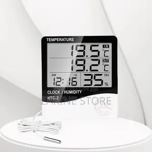 HTC 2 Temperature Humidity Hygrometer With LCD Display
