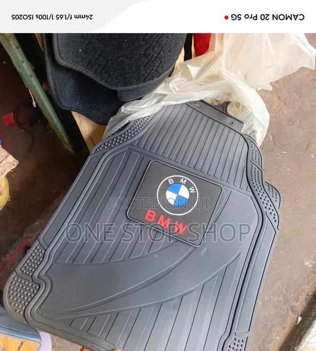 BMW Durable Flexible Rubber 5pc Waterproof Carpet Mats