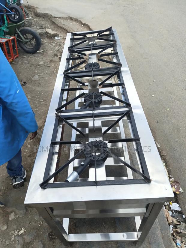 Stainless Steel Four Burner Cooker