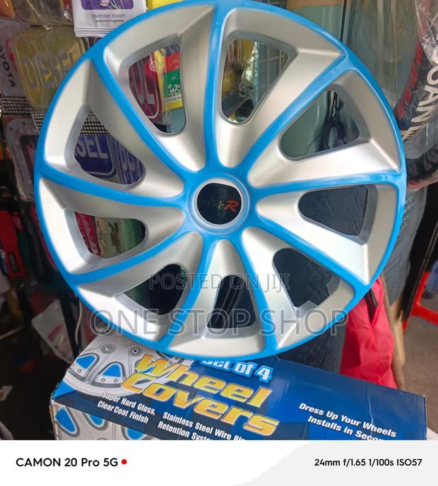 13" Universal Car Wheel Cover Aesthetic Hubcap in 4pc Set