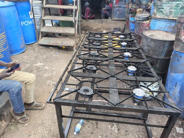 Mild Steel Ten Burner Cooker - main view