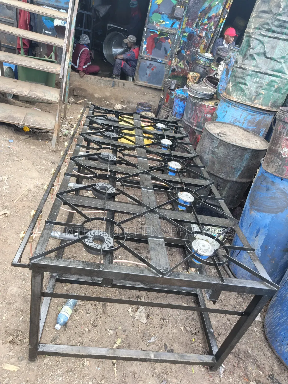Affordable Mild Steel 10-Burner Cooker