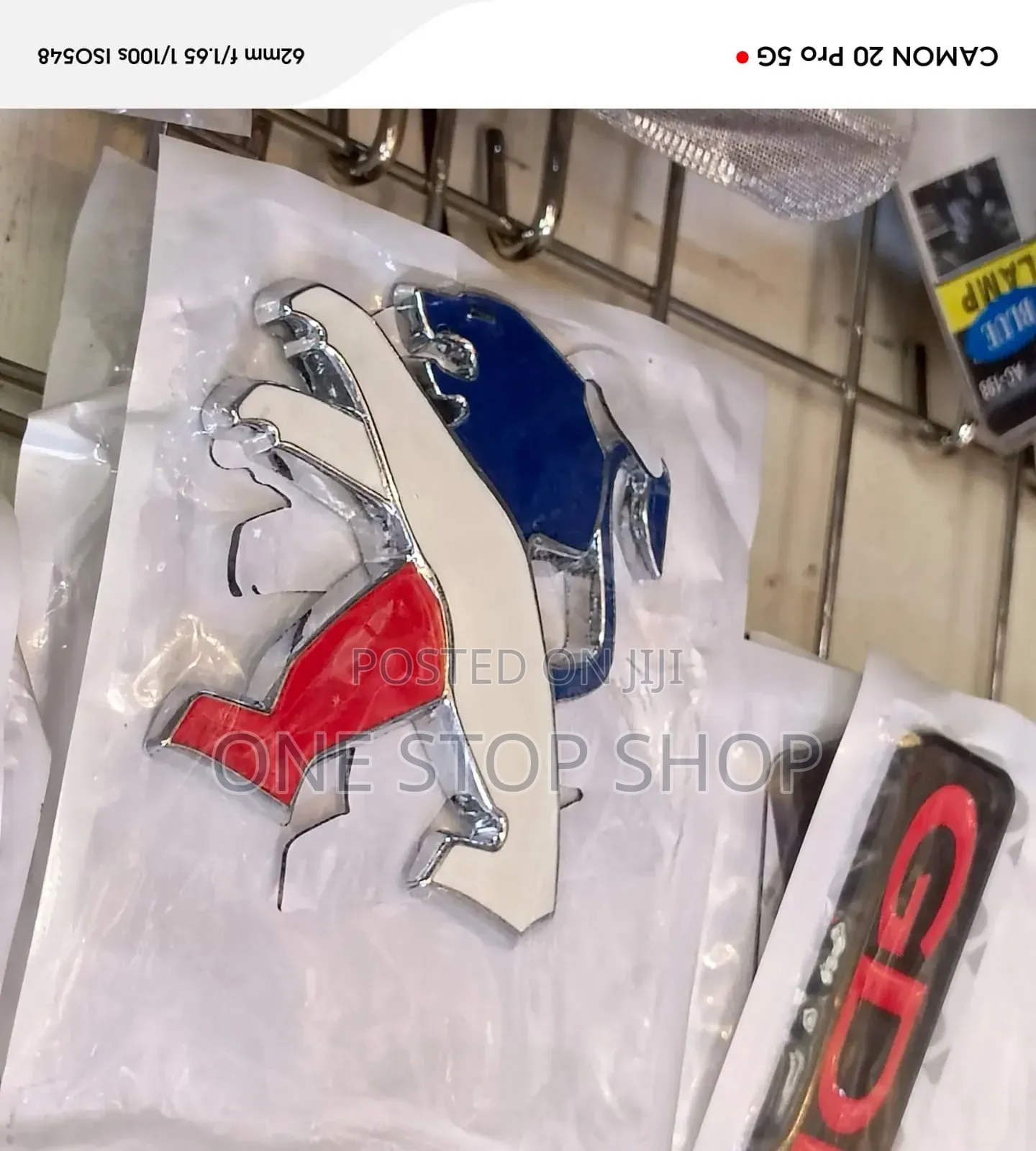 Peugout French Flag Car Fender Badge Sticker