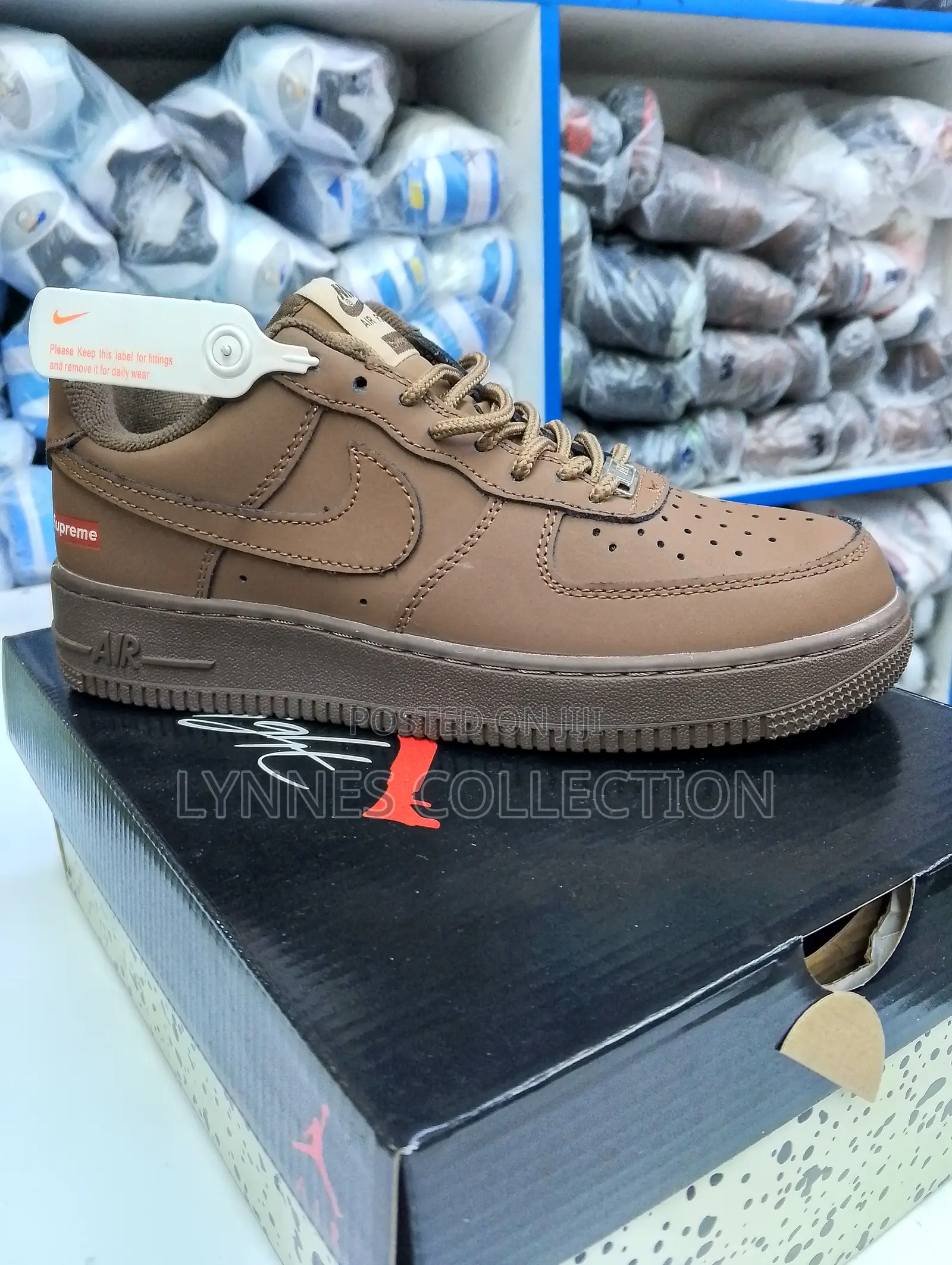 Nike Air Force 1 Custom Brown ★ Premium Streetwear Sneakers