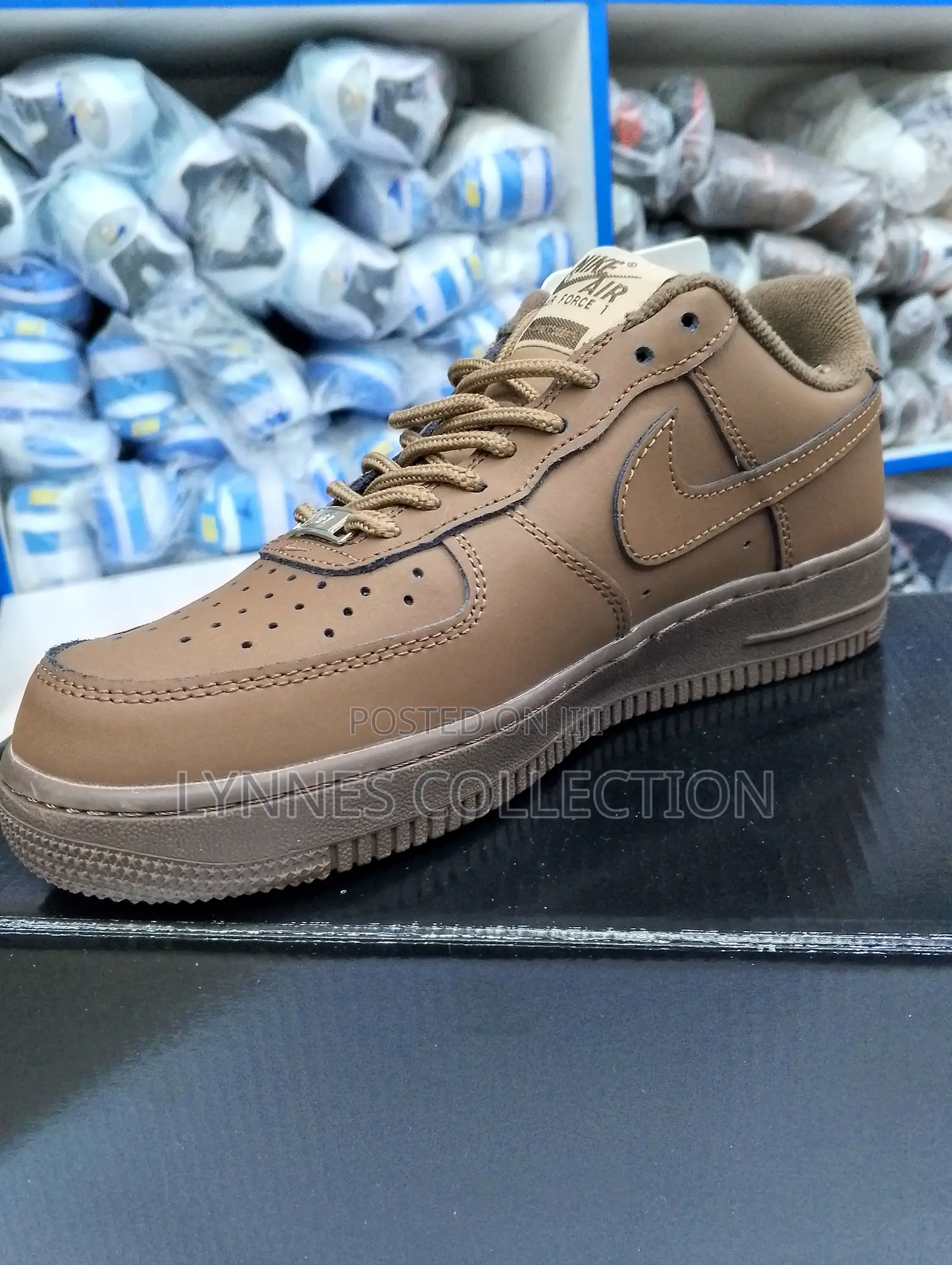 Nike Air Force 1 Custom Brown ★ Premium Streetwear Sneakers