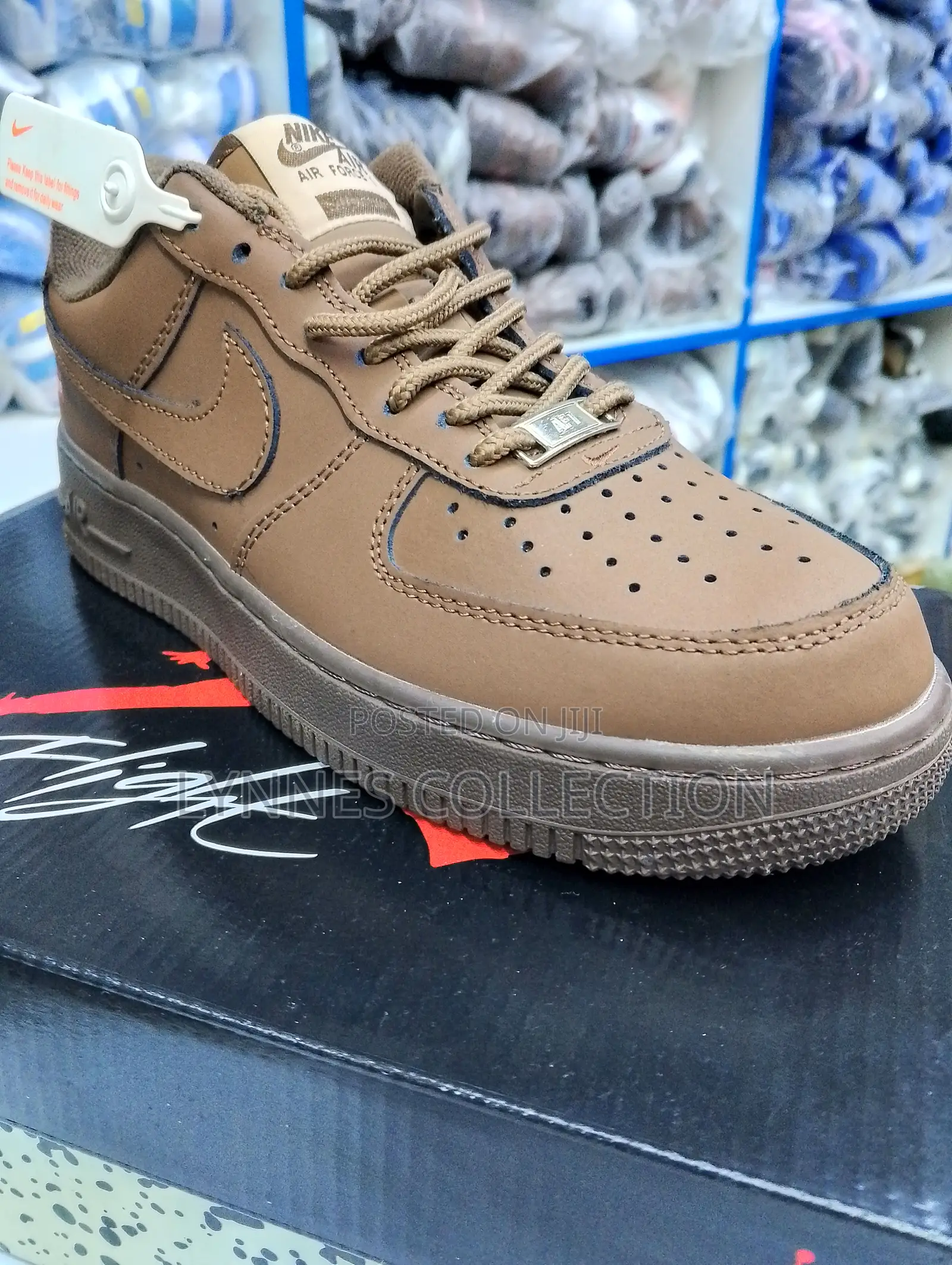 Nike Air Force 1 Custom Brown ★ Premium Streetwear Sneakers