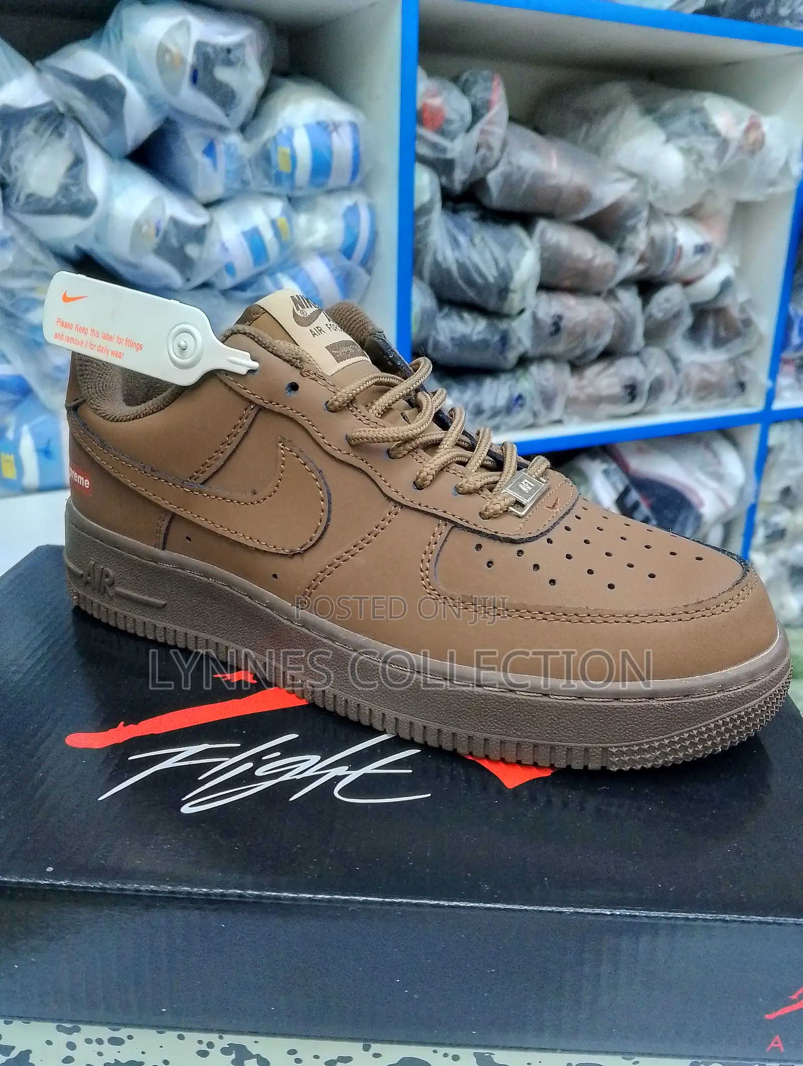 Nike Air Force 1 Custom Brown ★ Premium Streetwear Sneakers