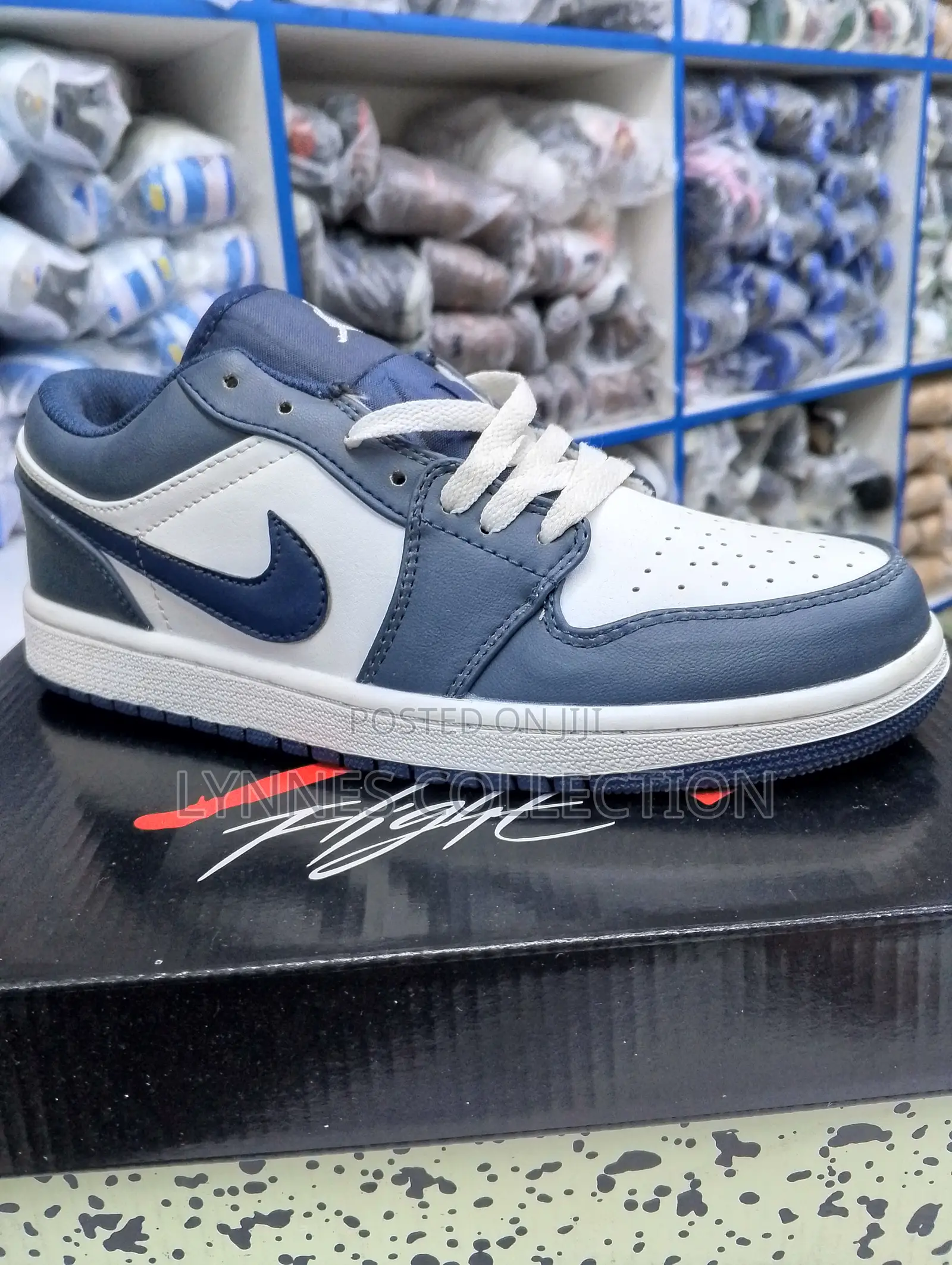 Jordan 1 Low Cut Navy Blue ★ Classic Streetwear Sneakers