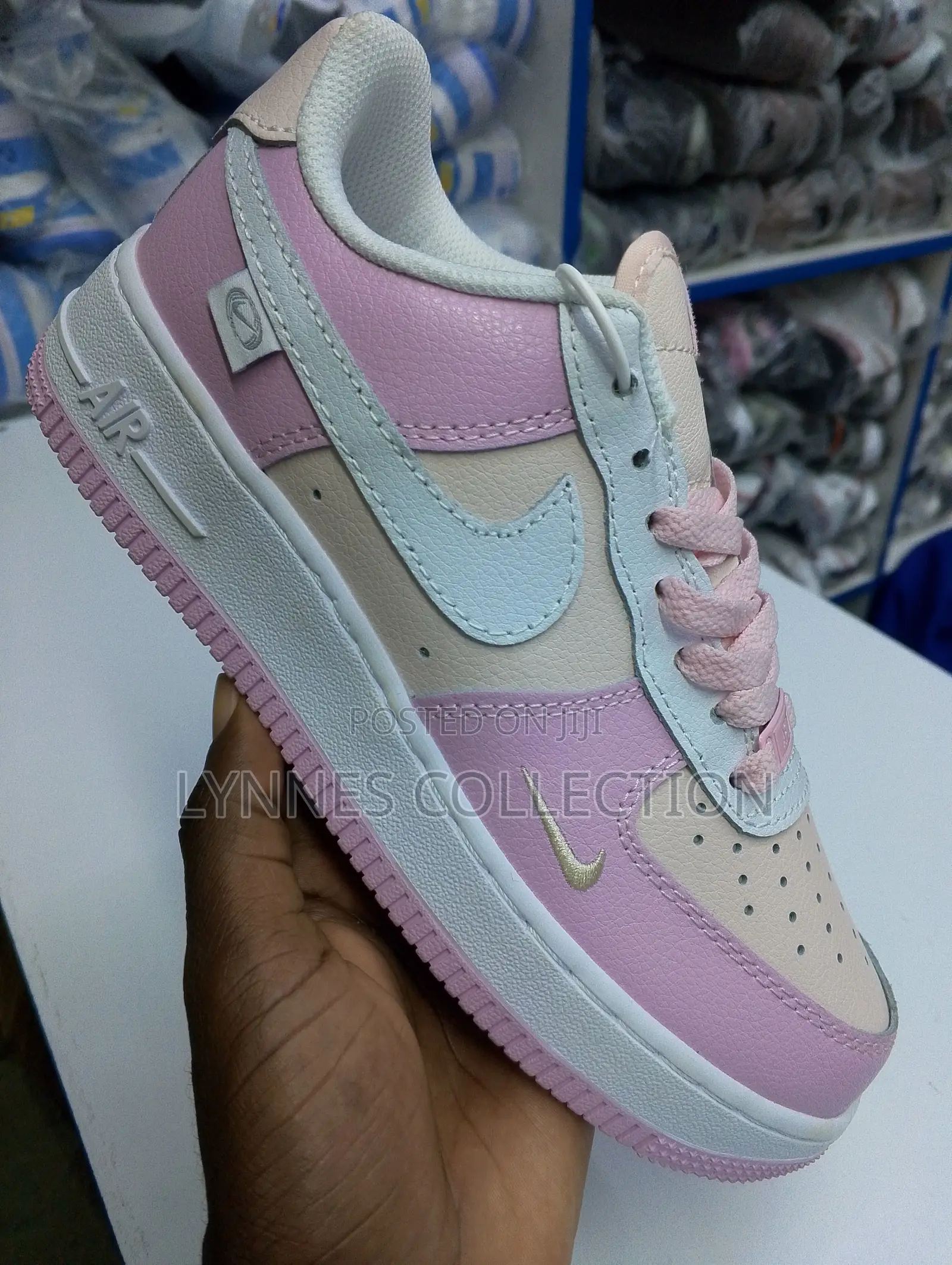 Nike Air Force 1 Custom Pink ★ Trendy Streetwear Sneakers