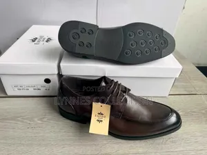 Men Leather Brown Shoes - Classic Formal Casual Footwear