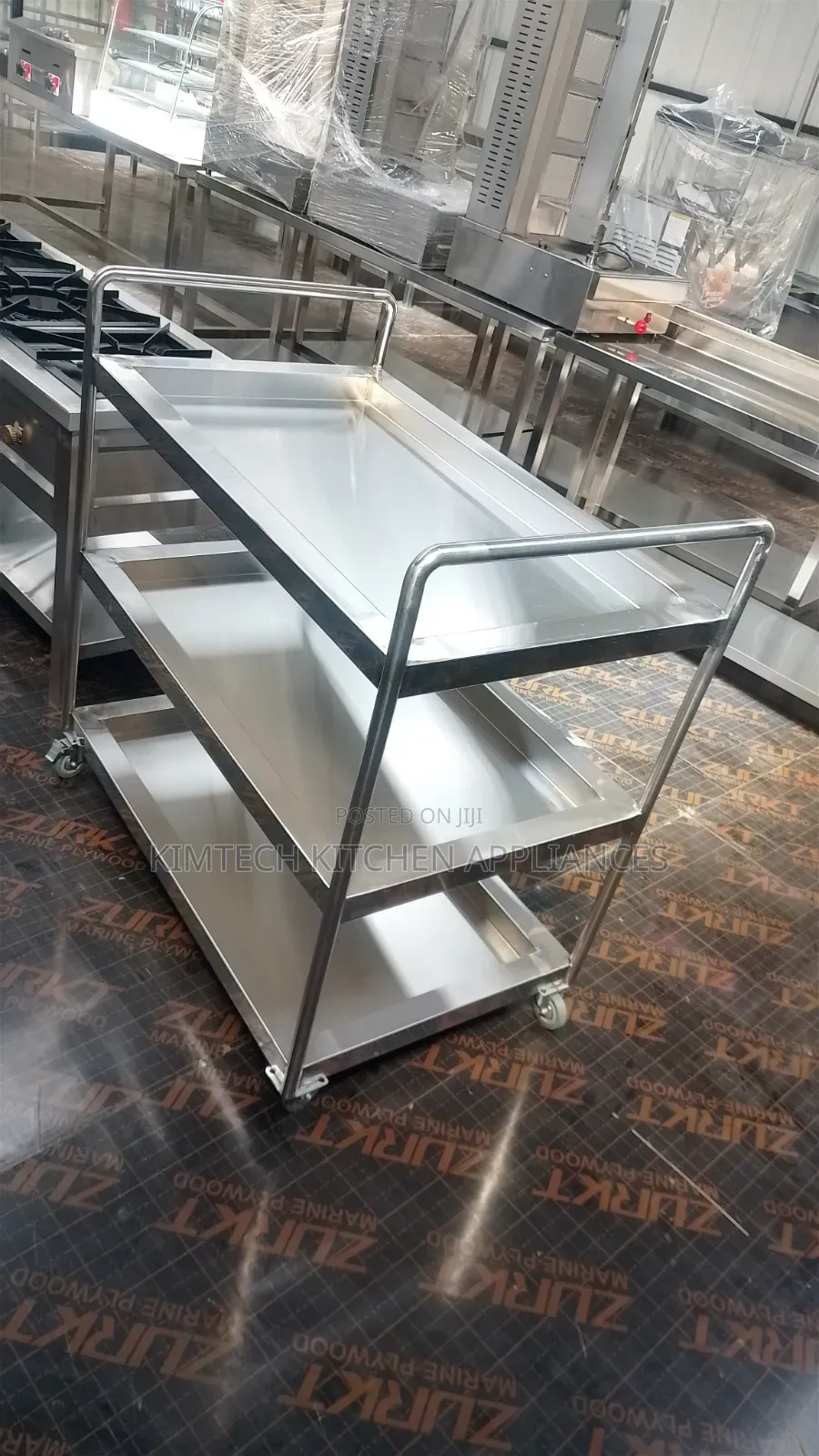 Stainless Steel Medicine Trolley
