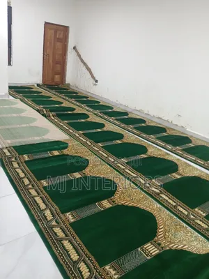 Elegant Mosque Flooring Carpet – Red/Green Designs Availa