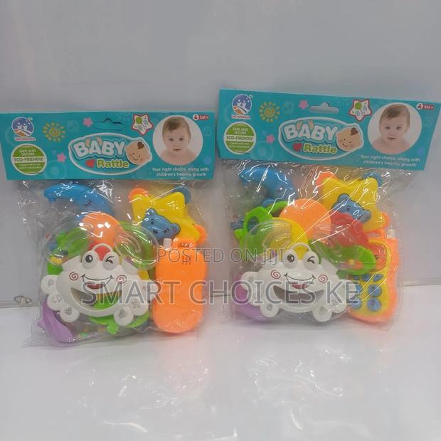 Coloured Baby Rattles