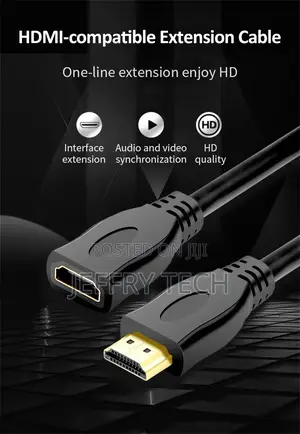 50cm Hdmi Cable Male to Female Converter Short Extension Cable Fire
