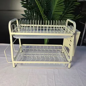 2 Layer High Quality White Dishrack