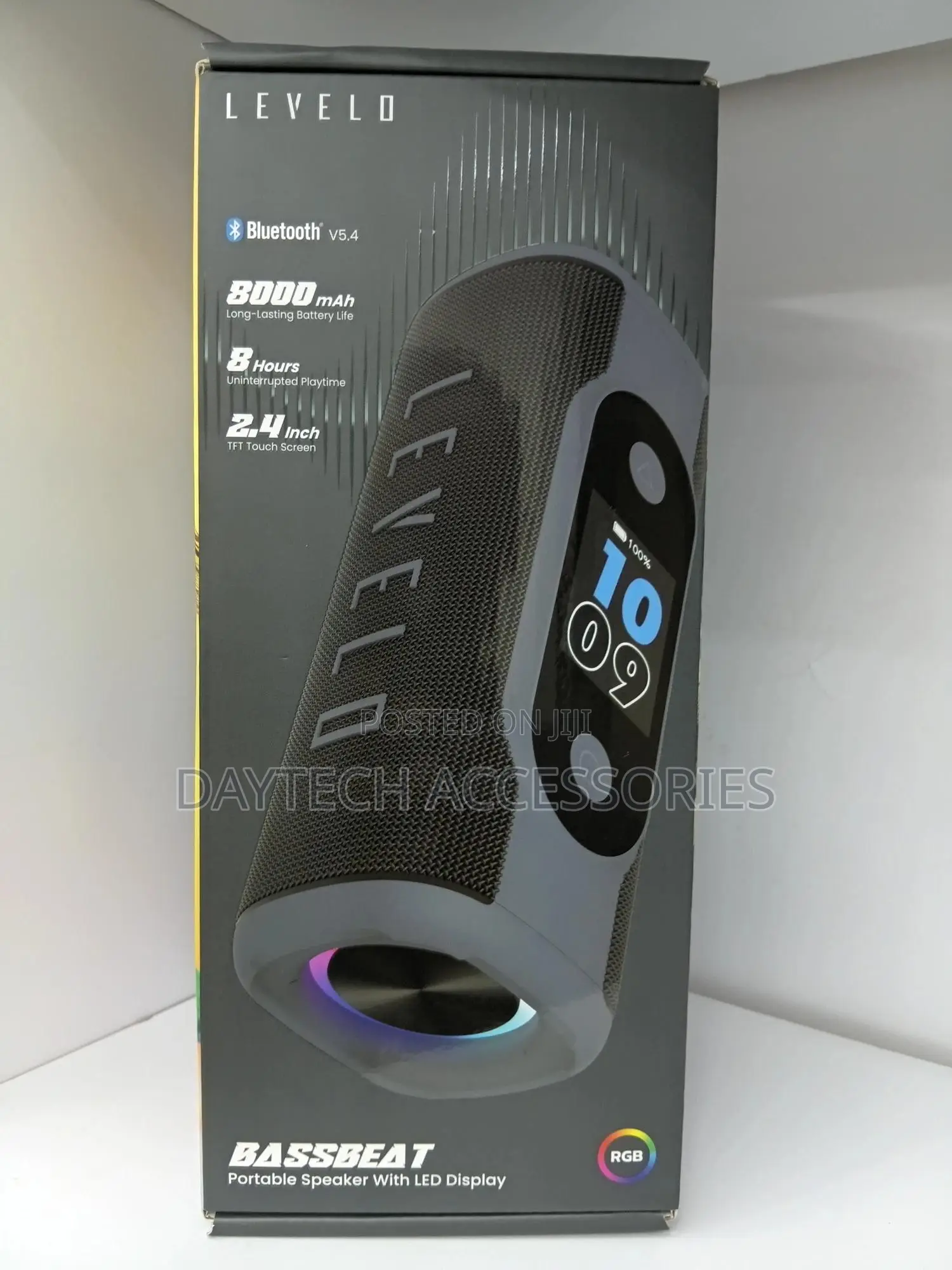The Levelo Bassbeat Portable Speaker - Black
