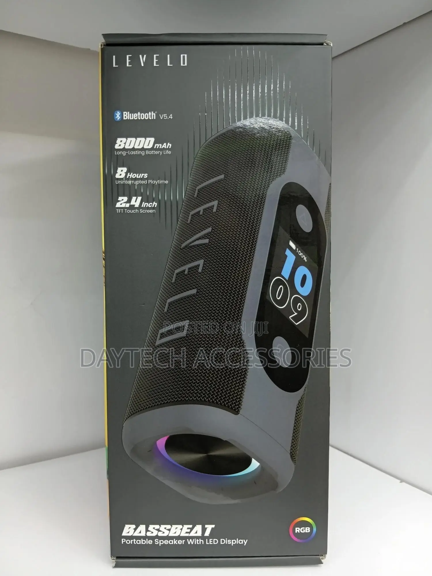 The Levelo Bassbeat Portable Speaker - Black