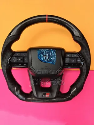Carbon Fibre Finish Steering Wheel Lc200,300,76 ,79,100, Prado 120,150