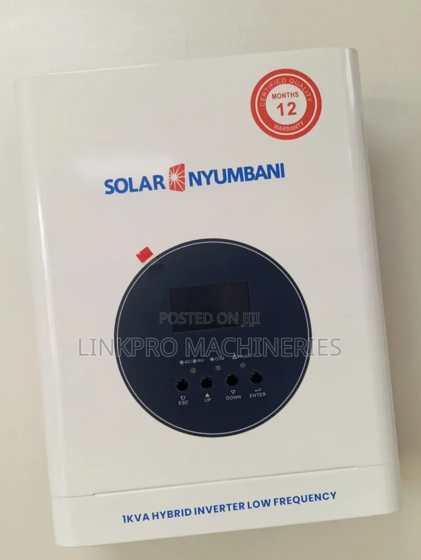 1kva Solar Nyumbani Hybrid Inverter 12 Volts