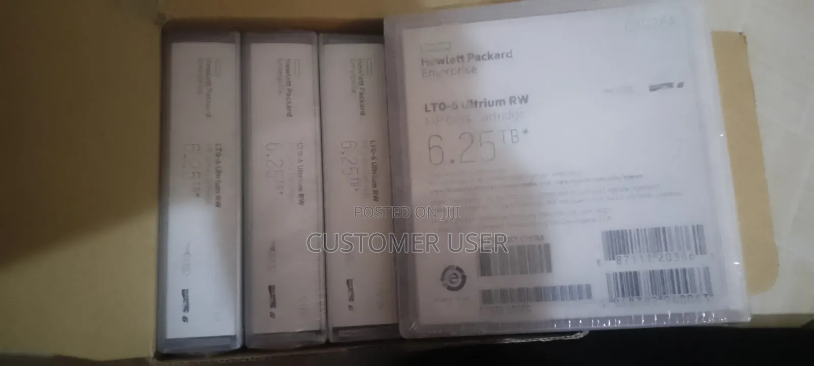Hp (Hpe) Lto-6 Ultrium 6.25tb Re-writable (Rw) Data Tape