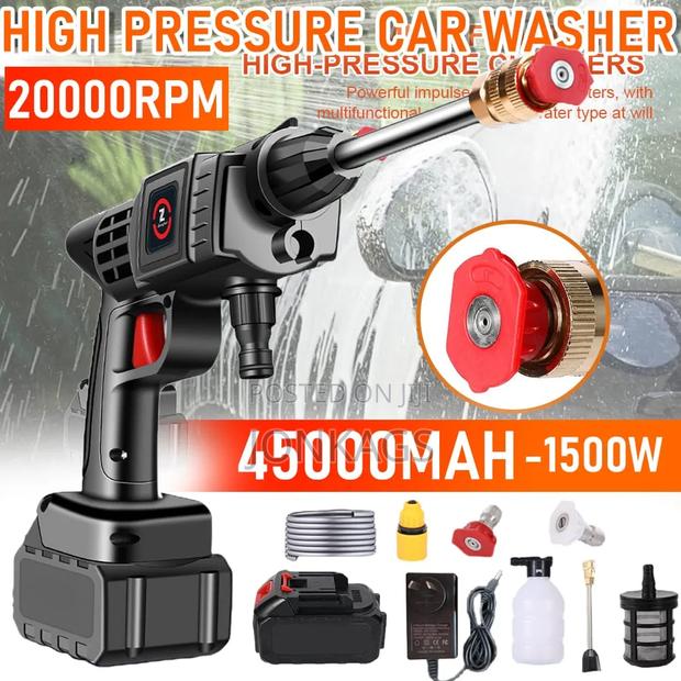 Portable Wireless Multifunctional High Pressure Car Washer Pumb 96v