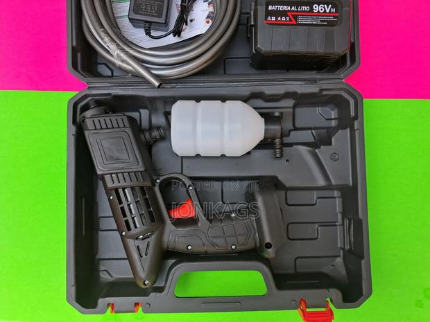 Electric Cordless High Pressure Water Spray Gun Car Washer Gun - thumbnail 10