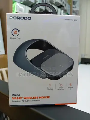 This Is a Porodo Vireo Smart Wireless Mouse and Presentation Clicker