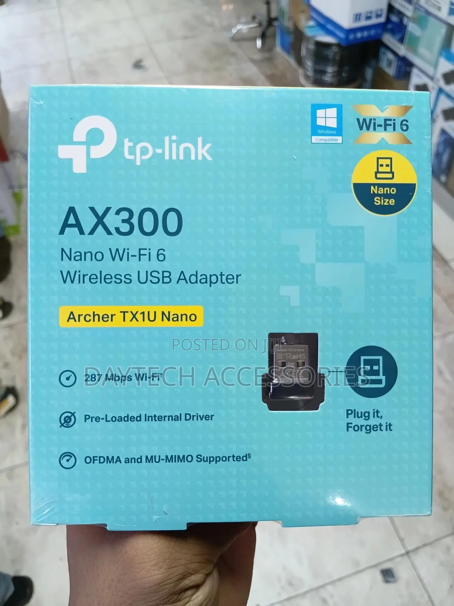 Tp-Link Archer Tx1u Nano Ax300 Wi-Fi 6 Wireless Usb Wifi Adapter.