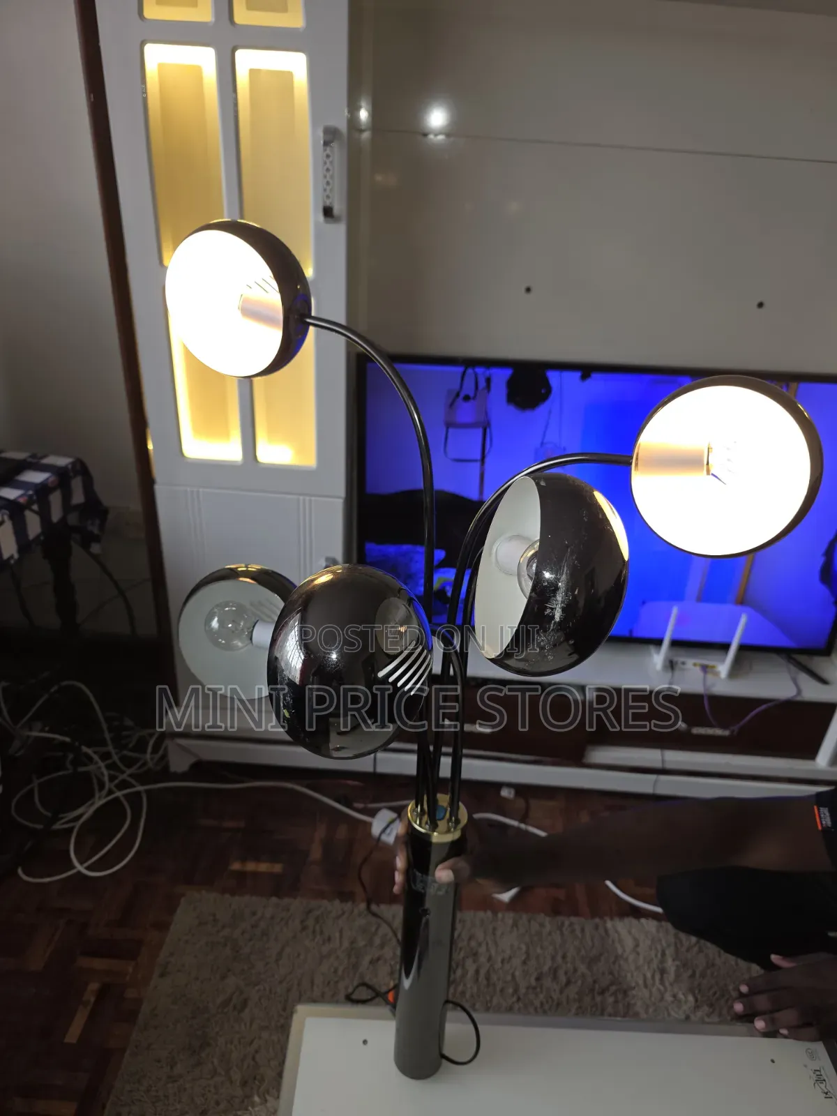 Corner Elegant Stand Lights Decor