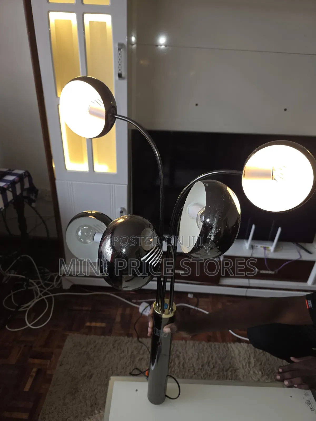 Corner Elegant Stand Lights Decor