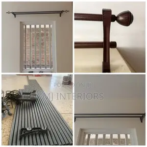 Premium Curtain Rod Wall Supports Brackets
