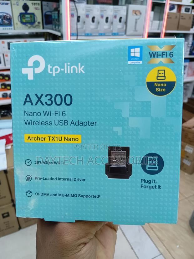 Tp-Link Ax300 Nano Wi-Fi 6 Usb Adapter - Tl-Archer Tx1u
