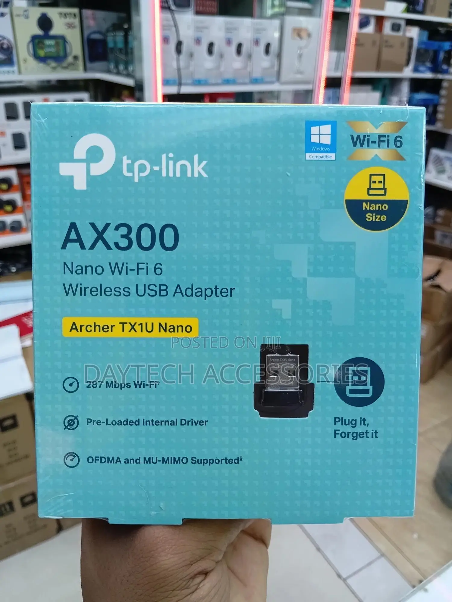 Tp-Link Ax300 Nano Wi-Fi 6 Usb Adapter - Tl-Archer Tx1u
