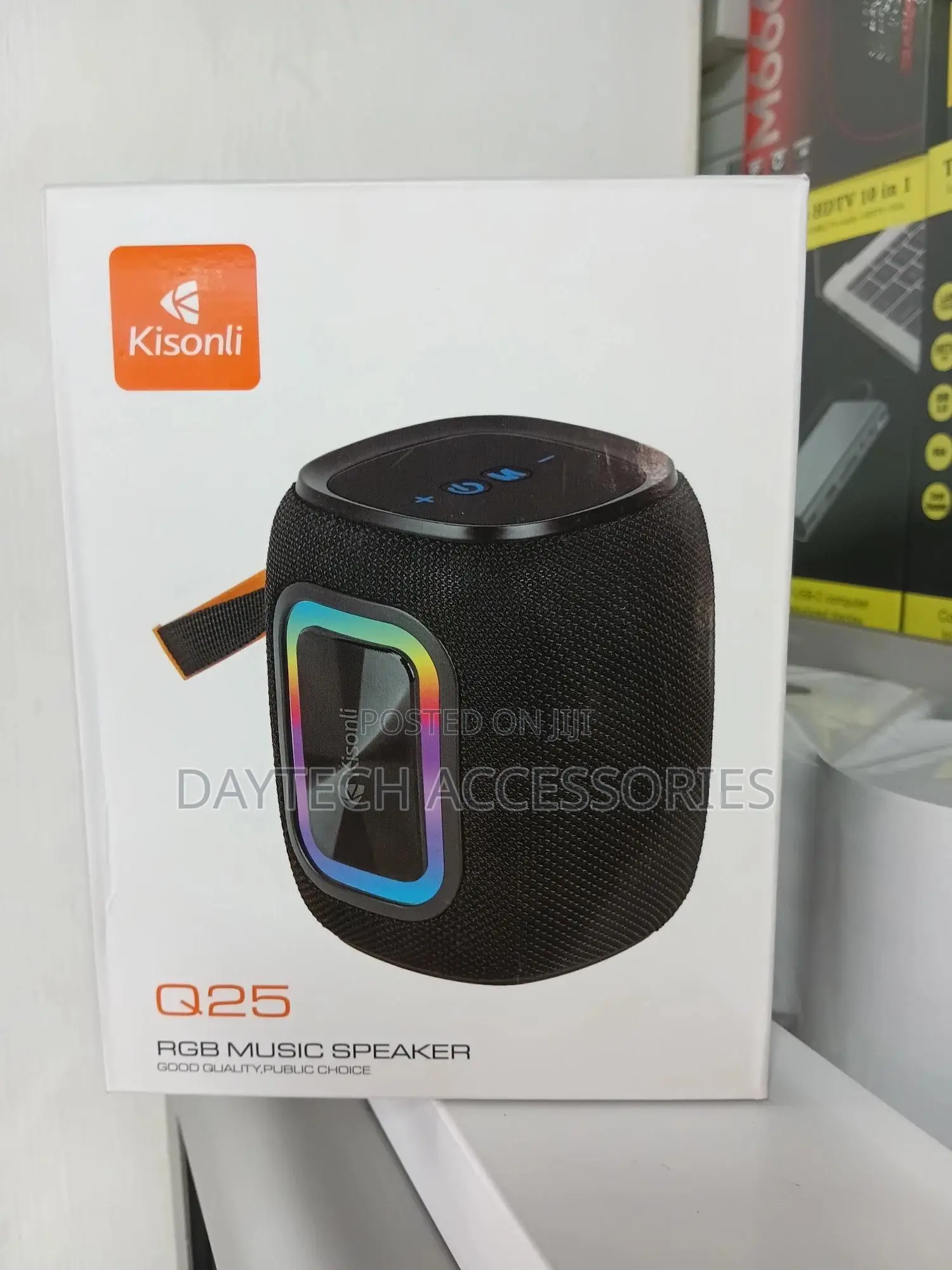 This Is a Kisonli Q25 RGB Music Speaker With a 12w Power Output.