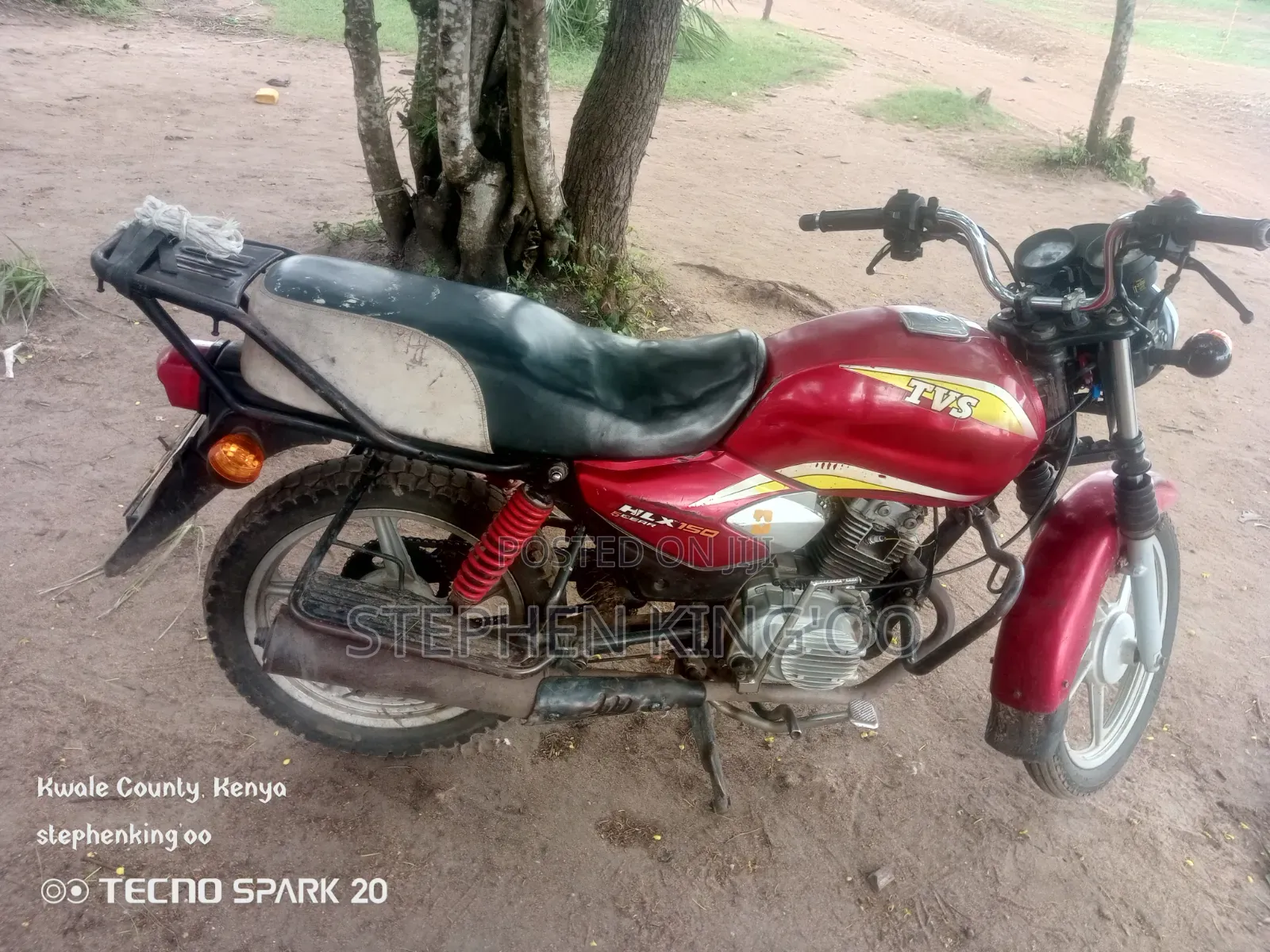 TVS HLX Plus ES 2024 Red