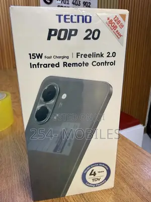 New Tecno Pop 20 128 GB Black