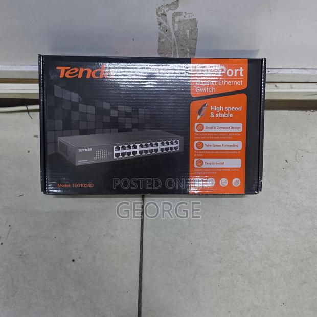 24 Port Gigabit Ethernet Switch Tenda Teg1024d