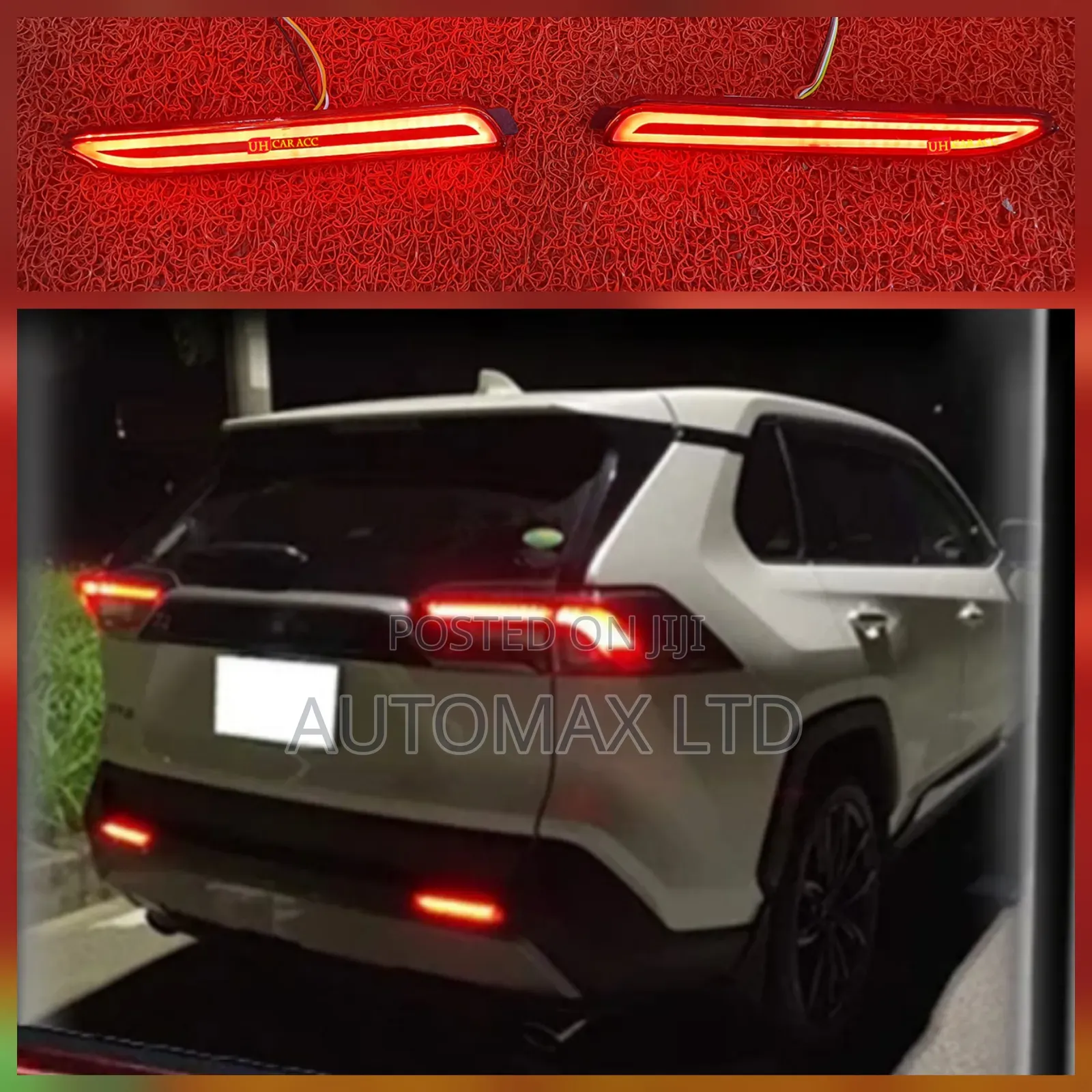 Toyota Rav4 /Wish Rear Bumper Led Reflectors