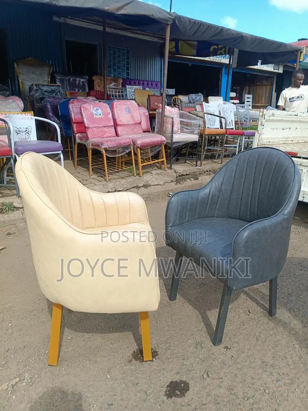 2 Modern Restaurant Leather Seats or Manicure Seats