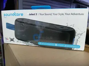 This Is a Soundcore Select 3 Portable Bluetooth Speaker.