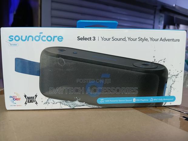 Soundcore Select 3 Portable Outdoor Bluetooth Speaker - Black - thumbnail 2