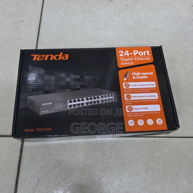 High Speed 24 Port Gigabit Switch Tenda Teg1024d