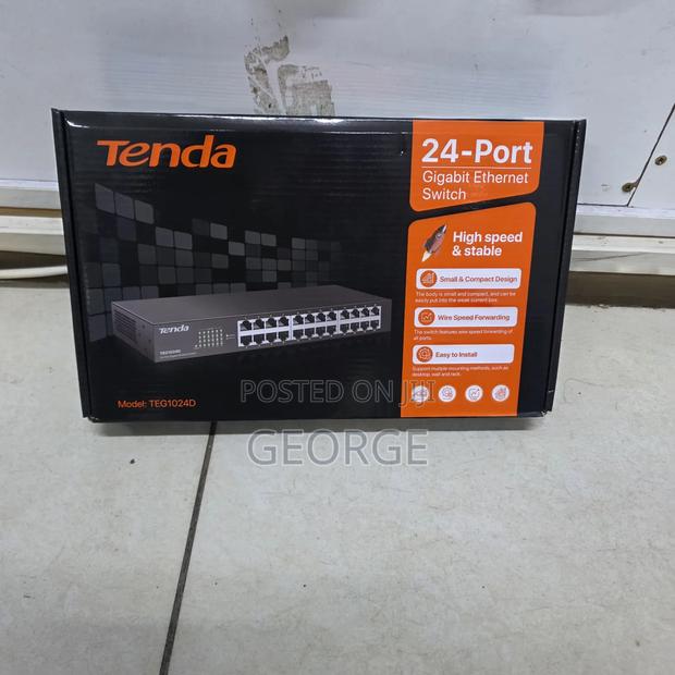 Fast Gigabit 24 Port Tenda Network Switch