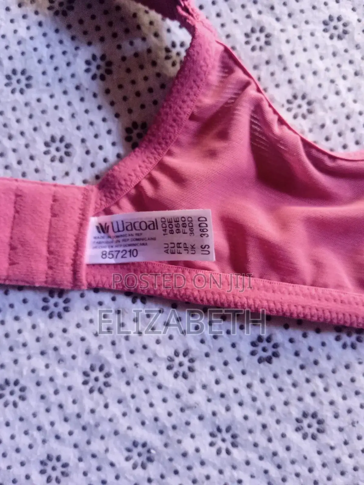 Gorgeous Pink Underwire Bra